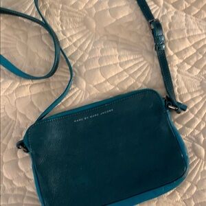 Marc By Marc Jacobs Blue green Sleek Crossbody Bag